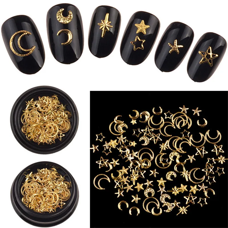 1 Box Mixed 3D Star Moon Metal Stud in Black Jar Nail Art Decorations Wholesale Fashion Japan Style Jewelry Accessory
1 Box Mixed 3D Star Moon Metal Stud in Black Jar Nail Art Decorations Wholesale Fashion Japan Style Jewelry Accessory
