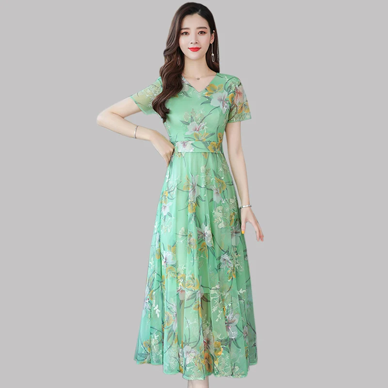 temperament Large size A-Line dress Summer new elegant Mesh Floral Long dress vintage V-Neck Lace Ankle-Length dress women
temperament Large size A-Line dress Summer new elegant Mesh Floral Long dress vintage V-Neck Lace Ankle-Length dress women