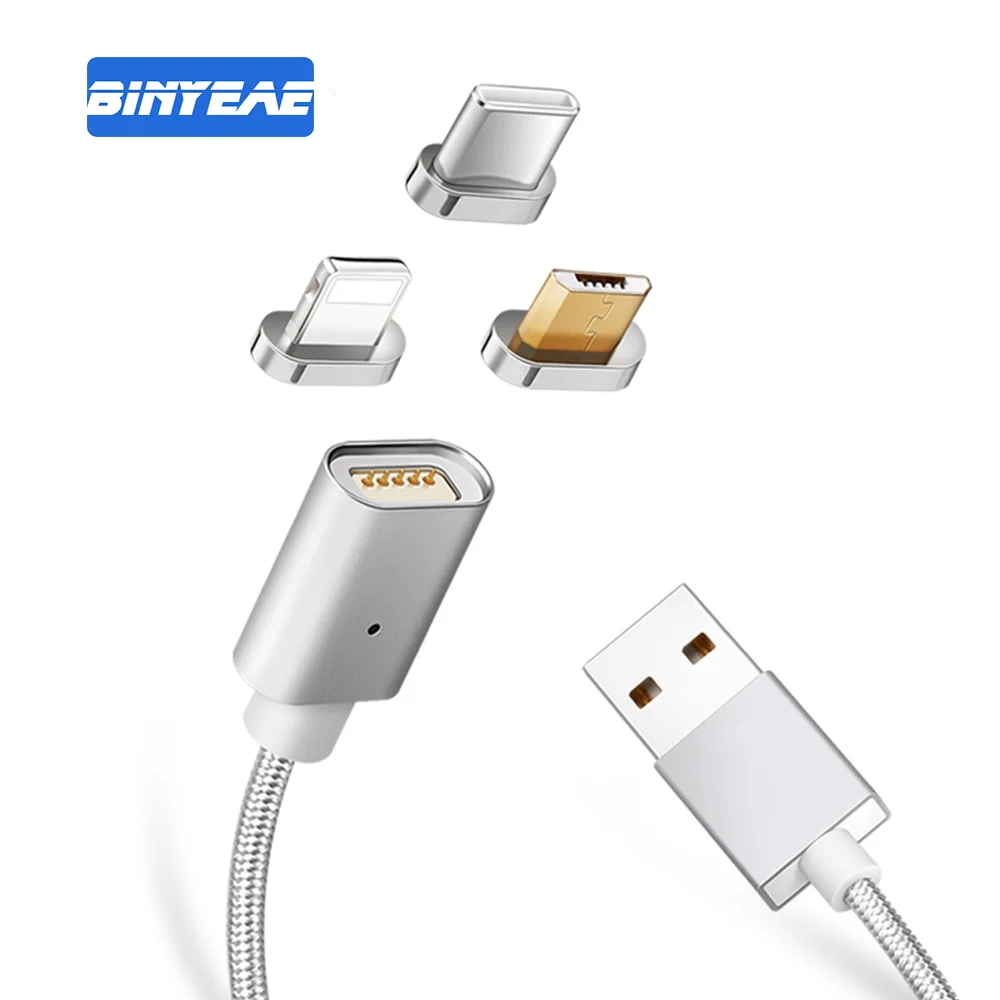 E04 магнитное зарядное устройство USB кабель для передачи данных IPhone Micro usb type C