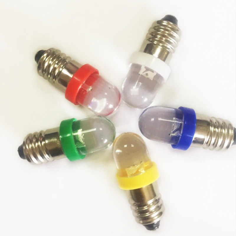 5pcs 12V 18V 24V E10 LED light bulbs Screw Base instruct bulb button Mini Warning Automobile instrument lamp Width Signal Lamp
5pcs 12V 18V 24V E10 LED light bulbs Screw Base instruct bulb button Mini Warning Automobile instrument lamp Width Signal Lamp