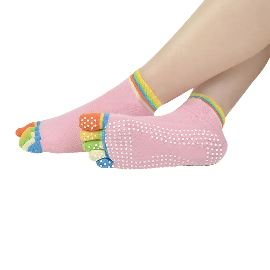 Women Sports Colorful Yoga Socks Fitness And Pilates Cotton Socks Workout Anti Slip Toe Yoga Sport Socks
Women Sports Colorful Yoga Socks Fitness And Pilates Cotton Socks Workout Anti Slip Toe Yoga Sport Socks