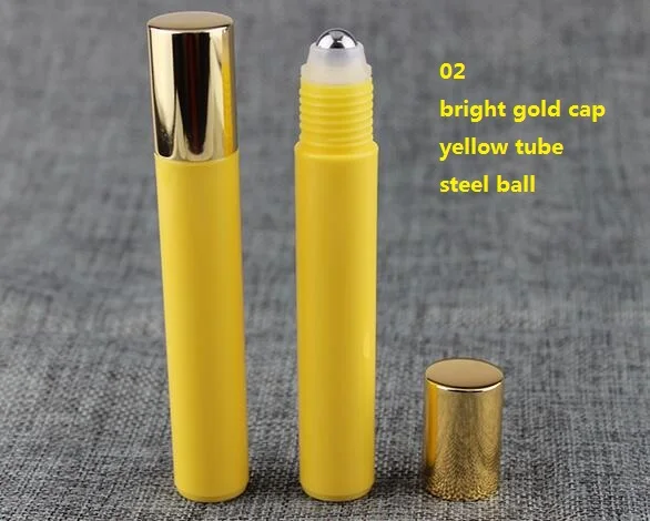50pcs 15ML plastic roll on Bottle/steel bead ball Sample Perfume Vial,Small Essential Oil bottle Lip oil metal cap/yellow/red
50pcs 15ML plastic roll on Bottle/steel bead ball Sample Perfume Vial,Small Essential Oil bottle Lip oil metal cap/yellow/red