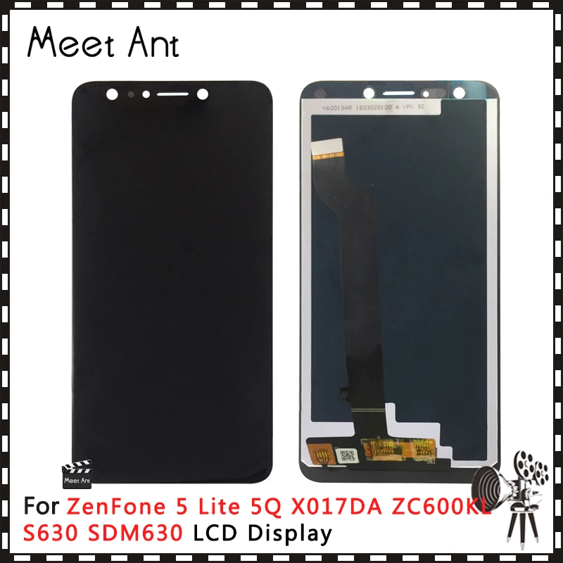 High Quality 6.0'' For Asus ZenFone 5 Lite 5Q X017DA ZC600KL LCD Display Screen With Touch Screen Digitizer Assembly S630 SDM630
High Quality 6.0'' For Asus ZenFone 5 Lite 5Q X017DA ZC600KL LCD Display Screen With Touch Screen Digitizer Assembly S630 SDM630
