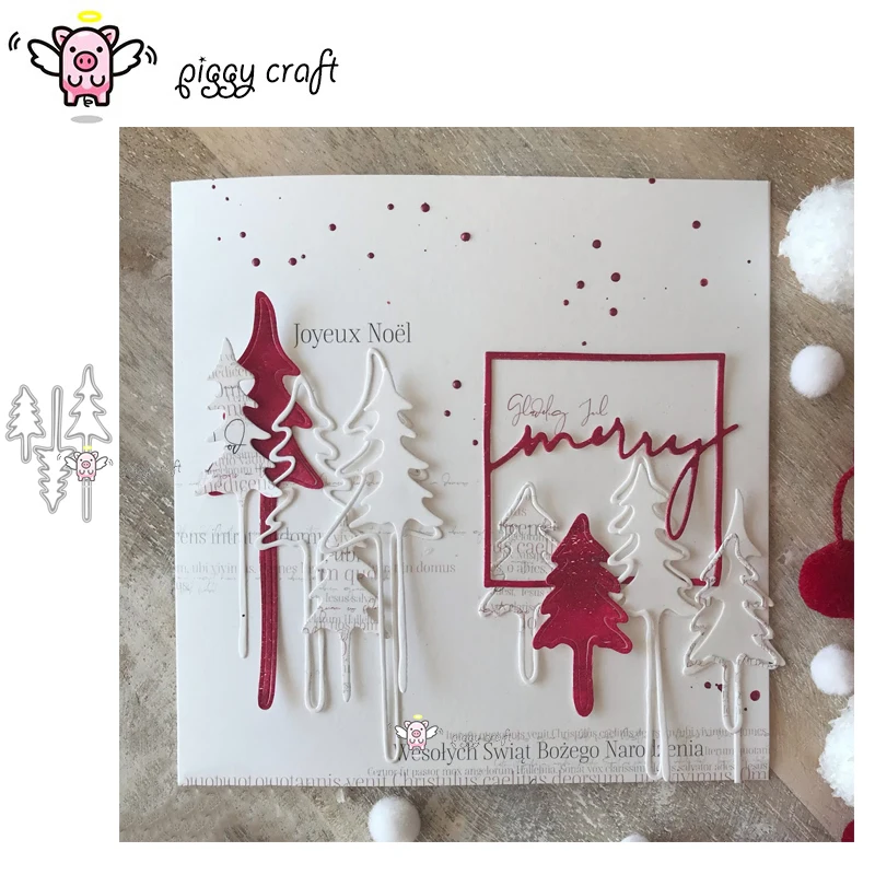 Piggy Craft metal cutting dies cut die mold 3Pcs Christmas tree Scrapbook paper craft knife mould blade punch stencils dies
Piggy Craft metal cutting dies cut die mold 3Pcs Christmas tree Scrapbook paper craft knife mould blade punch stencils dies