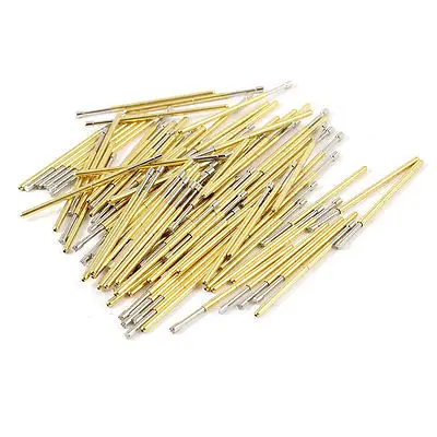 

100 Pcs P100-H2 1.5mm 9-Point Plum Tip Spring PCB ICT Testing Contact Probes Pin