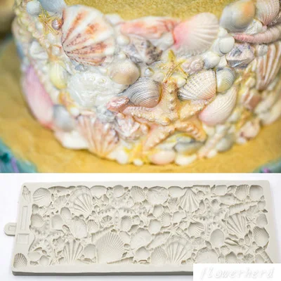 Sugar Shells Mould DIY Wedding Birthday Cake Mold Fondant Molds Silicone Molds for 3D Crafts Cake Decorating Tools
Sugar Shells Mould DIY Wedding Birthday Cake Mold Fondant Molds Silicone Molds for 3D Crafts Cake Decorating Tools