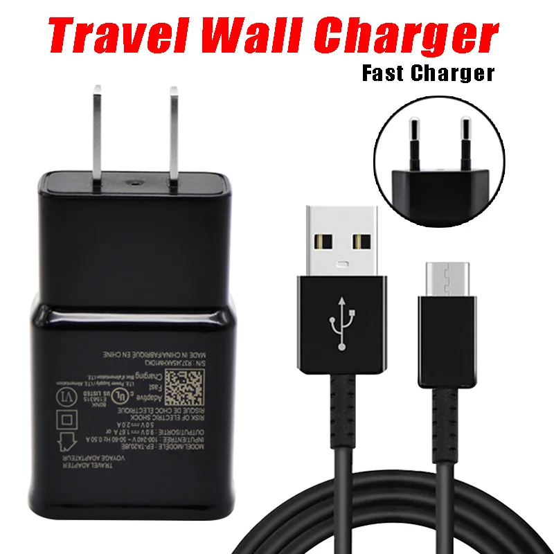 100PCS Wholesale Fast Charger for Samsung S8 S9 Travel Adapter Note 8 9 Plus With 9V1.67A 1.2m USB Cable Adaptive Charging
100PCS Wholesale Fast Charger for Samsung S8 S9 Travel Adapter Note 8 9 Plus With 9V1.67A 1.2m USB Cable Adaptive Charging