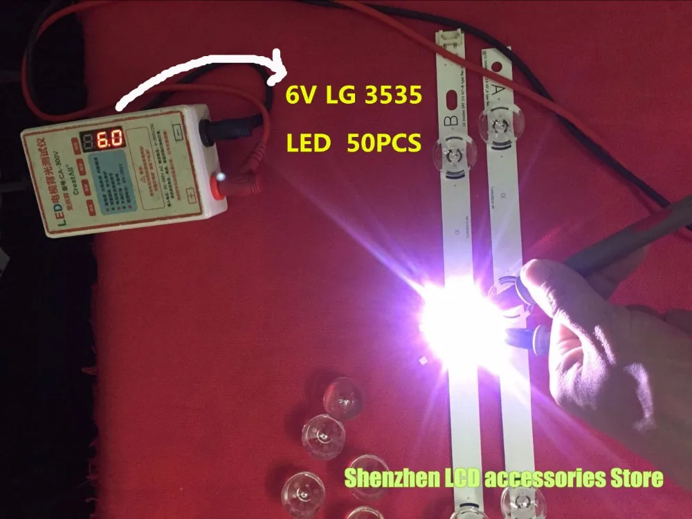 100piece/lot FOR repair LG TV LED lens DRT 3.0 32inch 42inch 47inch 55inch Lamp cover =50PCS +LED alternati LG 3535 6V 50PCS
100piece/lot FOR repair LG TV LED lens DRT 3.0 32inch 42inch 47inch 55inch Lamp cover =50PCS +LED alternati LG 3535 6V 50PCS
