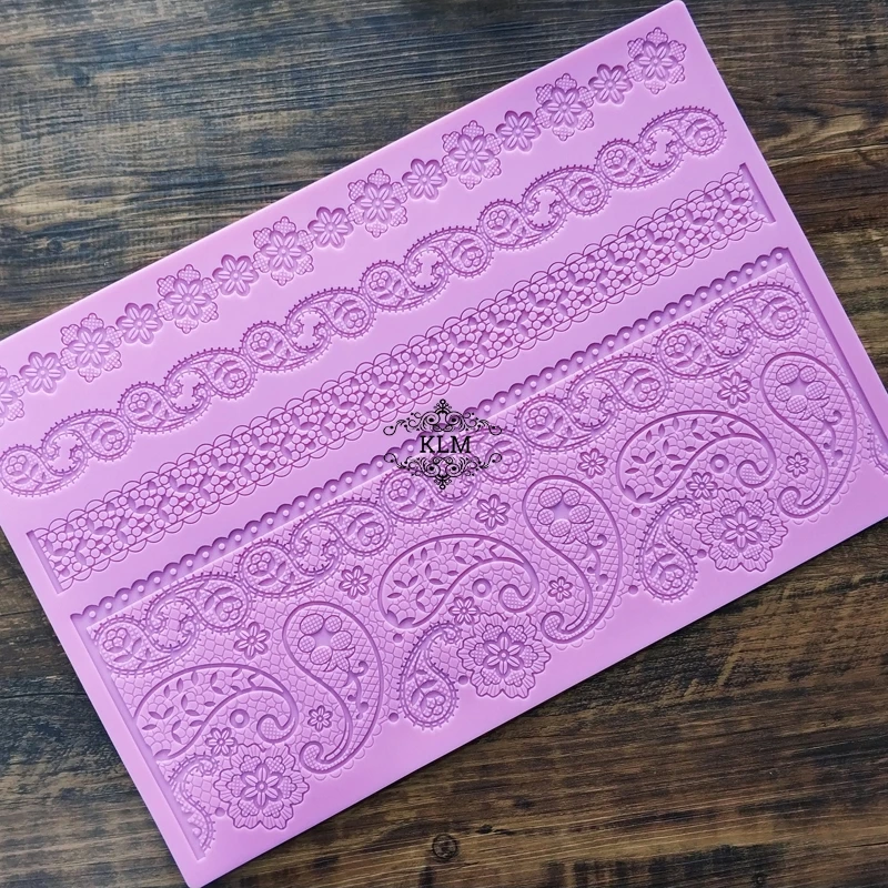 New large lace cake lace decoration mold Lace silicone mold Soft candy baking tool
New large lace cake lace decoration mold Lace silicone mold Soft candy baking tool