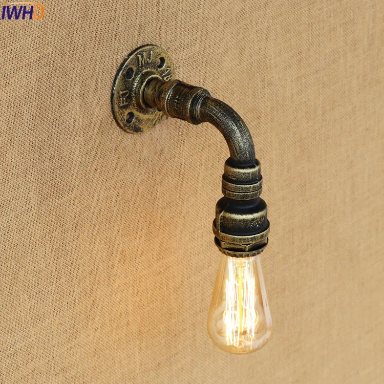 IWHD Antique Edison Water Pipe Wall Lamp Vintage Loft Style Industrial Wall Lights Fixtures LED Stair Light Appliques Murale
IWHD Antique Edison Water Pipe Wall Lamp Vintage Loft Style Industrial Wall Lights Fixtures LED Stair Light Appliques Murale