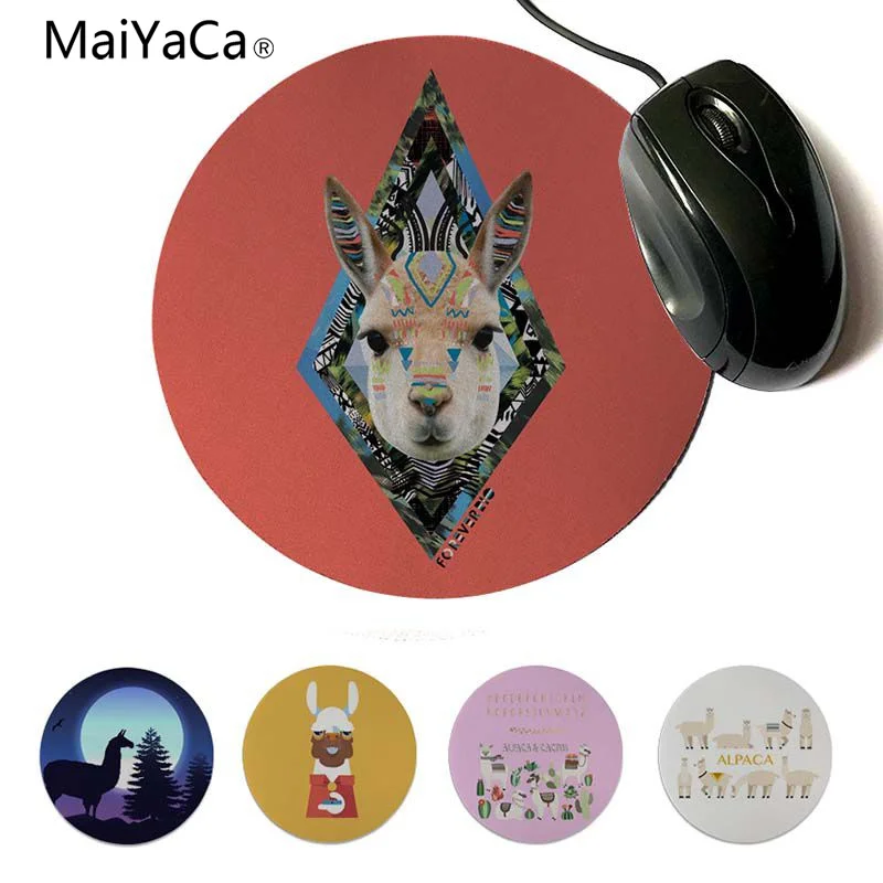 Крутые новые игровые коврики для мыши MaiYaCa с альпакой, круглые коврики для мыши, 22x22 см, 20x20 см, противоскользящие, из натурального каучука
Крутые новые игровые коврики для мыши MaiYaCa с альпакой, круглые коврики для мыши, 22x22 см, 20x20 см, противоскользящие, из натурального каучука