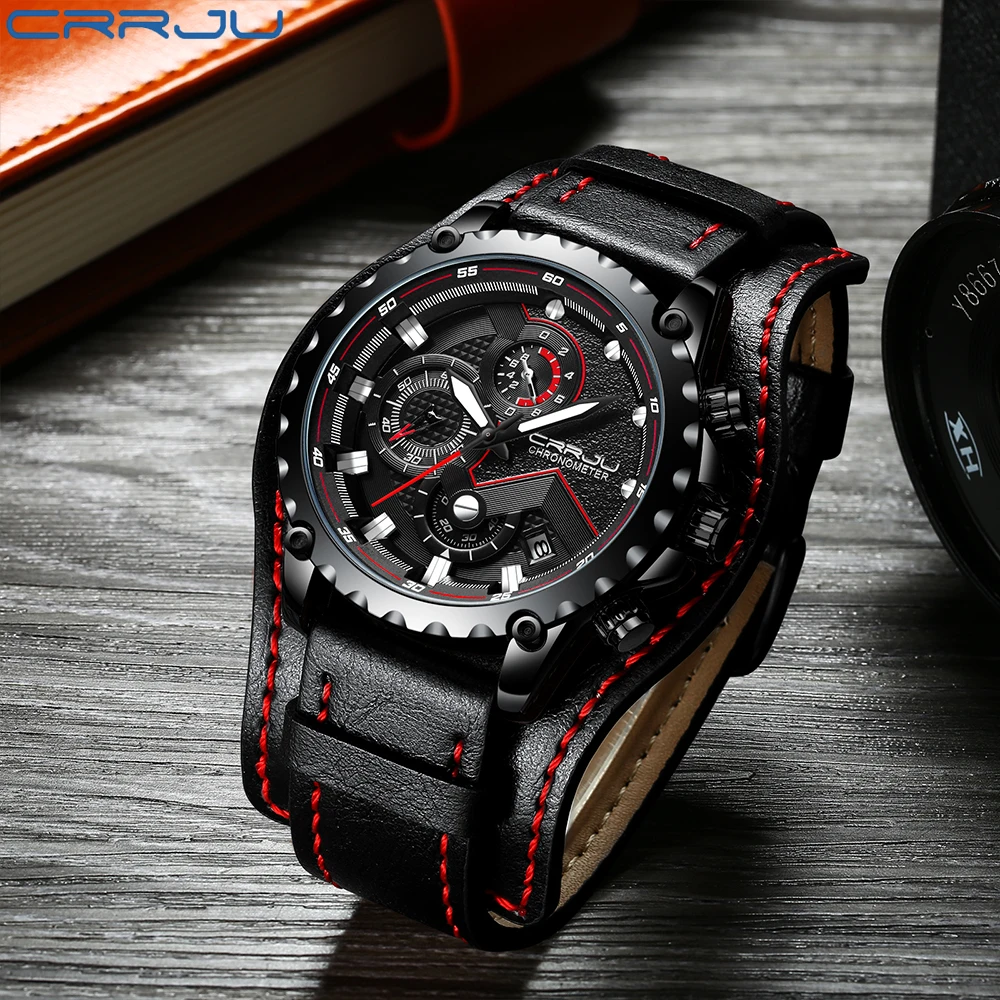 Reloj Hombre CRRJU Men Watch Leather Automatic Date Quartz Watches Luxury Brand Waterproof Sport Watch Clock Relogio Masculino
Reloj Hombre CRRJU Men Watch Leather Automatic Date Quartz Watches Luxury Brand Waterproof Sport Watch Clock Relogio Masculino