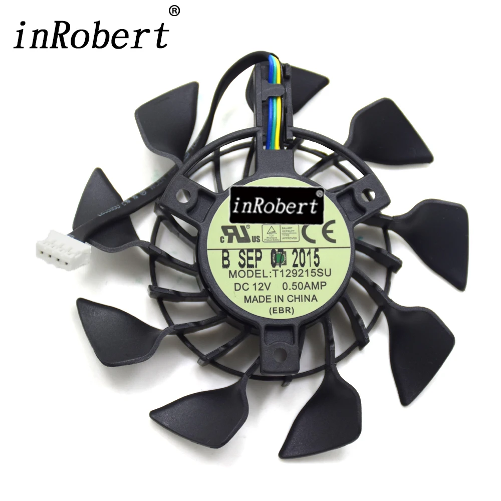 85mm T129215SU FD9015U12S PWM 4Pin Cooler Fan For ASUS GTX 670 760 970 R9 280 290 280X 290X 1060 Graphics Card Cooling Fan
85mm T129215SU FD9015U12S PWM 4Pin Cooler Fan For ASUS GTX 670 760 970 R9 280 290 280X 290X 1060 Graphics Card Cooling Fan