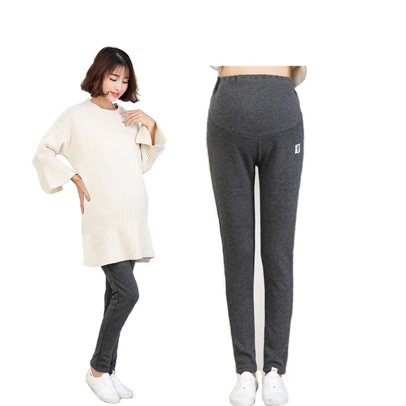 Plus Velvet Thickening Autumn Winter Maternity Leggings Cotton Pregnancy Pants Adjusting Button Hold Pregnant Women's Abdomen
Plus Velvet Thickening Autumn Winter Maternity Leggings Cotton Pregnancy Pants Adjusting Button Hold Pregnant Women's Abdomen