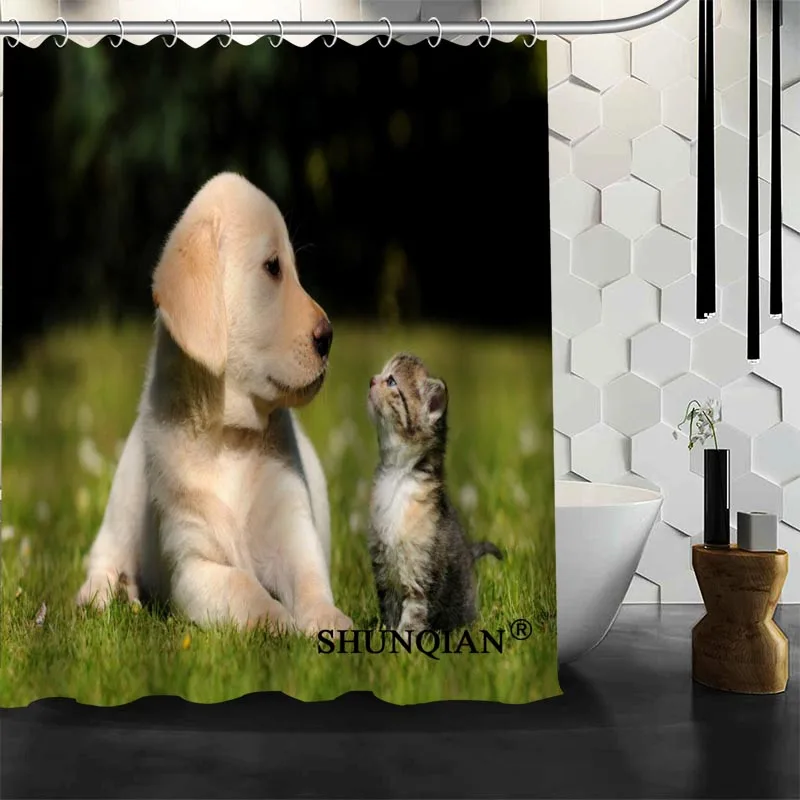 dog and cat Shower Curtain High Quality Bath screens Modern Polyester Fabric Customized bath curtain
dog and cat Shower Curtain High Quality Bath screens Modern Polyester Fabric Customized bath curtain