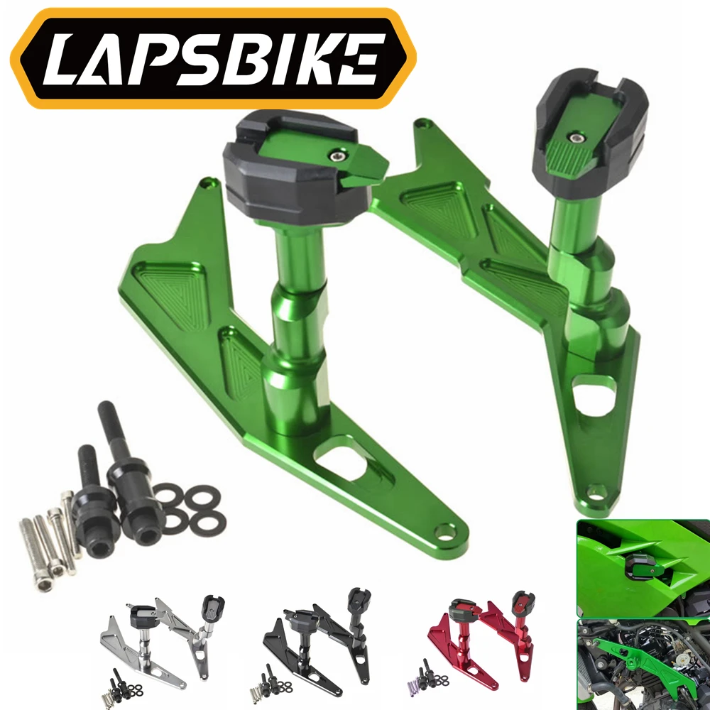 Motorcycle CNC Modified Billet Frame Slider Crash engine protection block For Kawasaki Ninja 250R 300R Ninja250 300 2013-2018
Motorcycle CNC Modified Billet Frame Slider Crash engine protection block For Kawasaki Ninja 250R 300R Ninja250 300 2013-2018