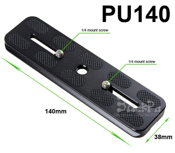 PU-150 Quick Release Plate 38 x 150mm with 1/4" Screw Mount for Benro Arca-Swiss Tripod Ballhead
PU-150 Quick Release Plate 38 x 150mm with 1/4" Screw Mount for Benro Arca-Swiss Tripod Ballhead