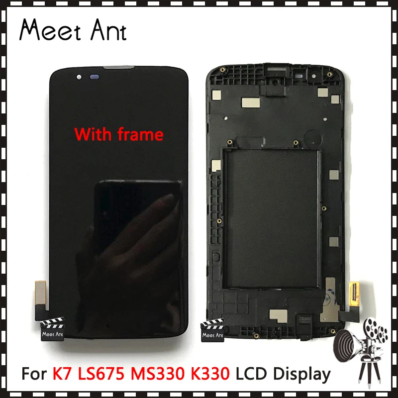 DHL 10 шт./лот высокое качество 5 0 ''для LG K7 Tribute LS675 MS330 K330 ЖК экран с кодирующий