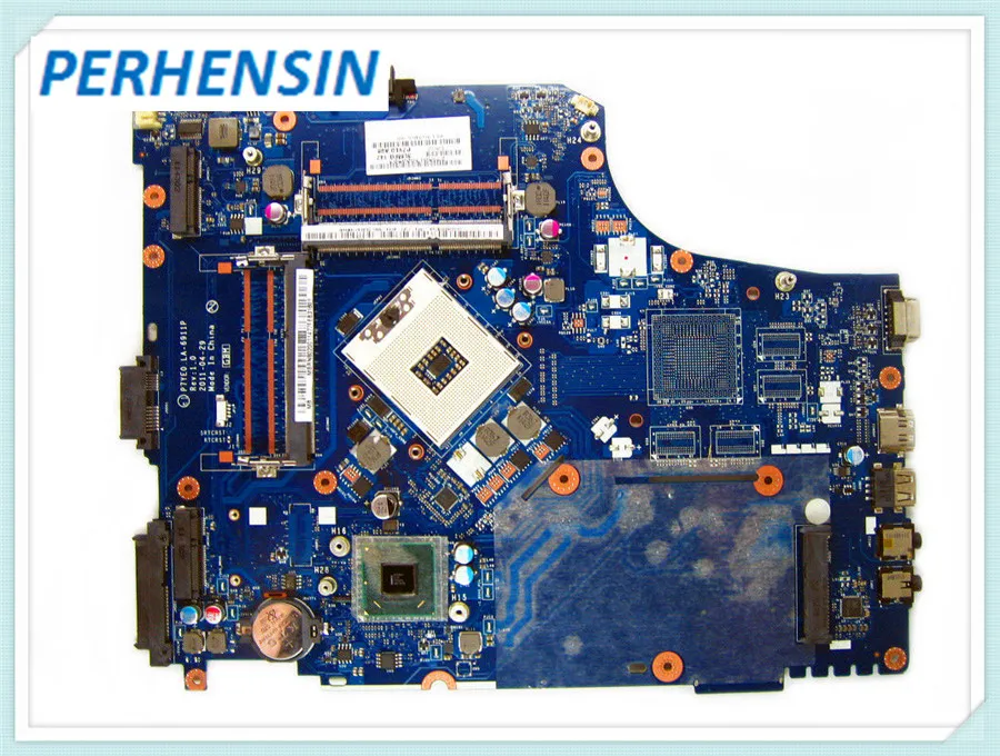 Фото MBRN802001 MB.RN802.001 для Acer aspire 7750 7750Z Материнская плата ноутбука LA 6911P 3AMFG P7YE0 HM65 GMA HD DDR3 100%