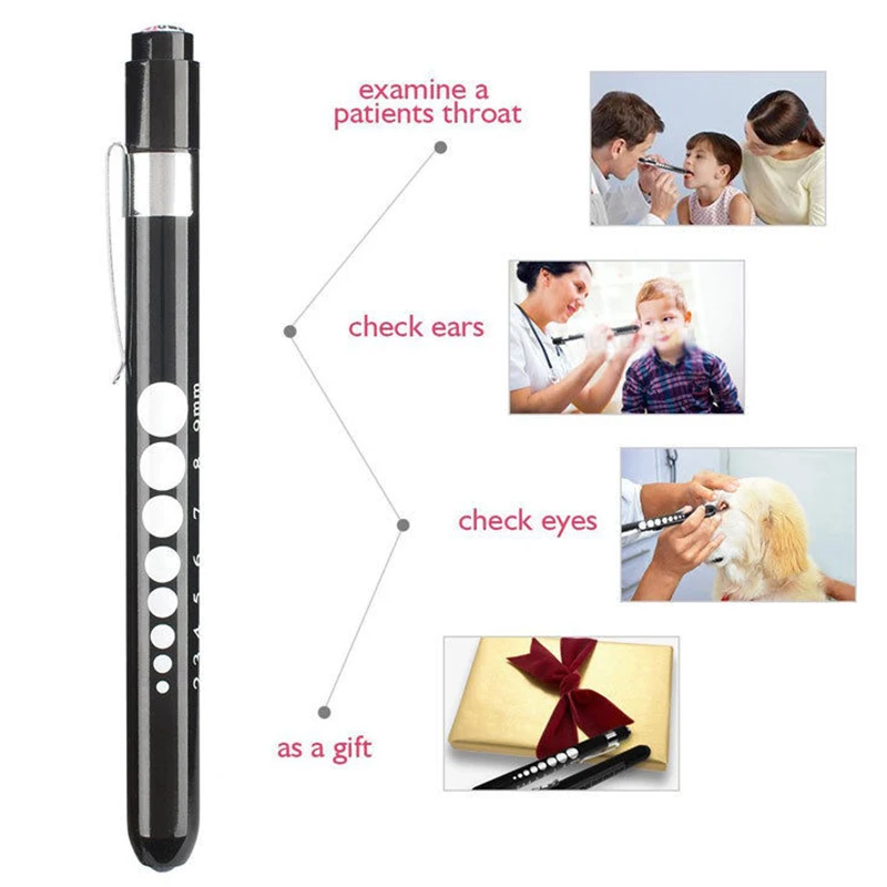 HOT 1 Pcs Diagnostic First Aid Nurse LED Penlight Portable Flashlight Pen Light Torch Emergency TI99 | Лампы и освещение