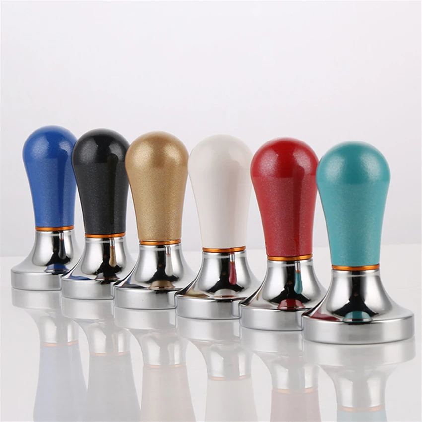 57.5MM Coffee Tampers 304 Stainless Steel Base Aluminum Handle Press Coffee Tamper Powder Hammer Customized Coffee Accessories
57.5MM Coffee Tampers 304 Stainless Steel Base Aluminum Handle Press Coffee Tamper Powder Hammer Customized Coffee Accessories