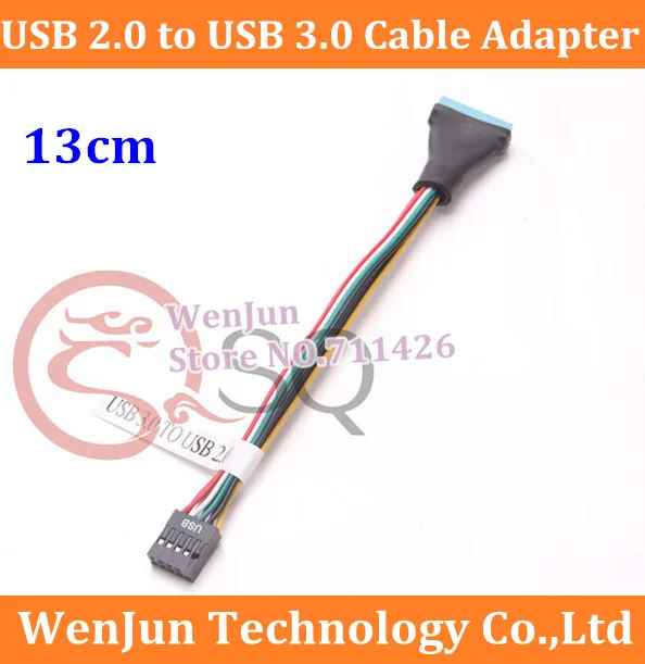 50PCS USB 2.0 9pin Female to USB 3.0 19pin Male Cable Adapter prepose for motherboard
50PCS USB 2.0 9pin Female to USB 3.0 19pin Male Cable Adapter prepose for motherboard