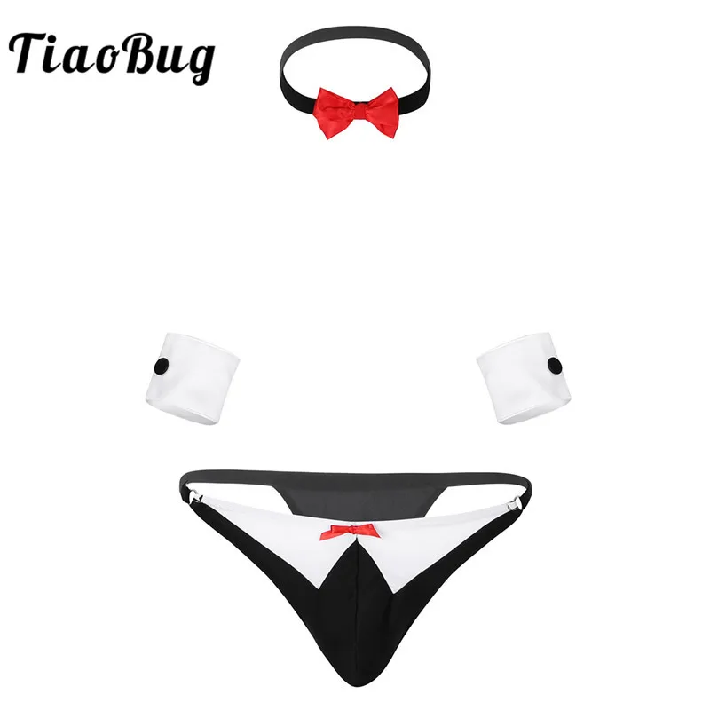 TiaoBug Для мужчин гей жениха соблазнительное нижнее белье, сексуальное дамское нижнее белье официанта Косплэй костюм галстук для смокинга, тр...
TiaoBug Для мужчин гей жениха соблазнительное нижнее белье, сексуальное дамское нижнее белье официанта Косплэй костюм галстук для смокинга, тр...