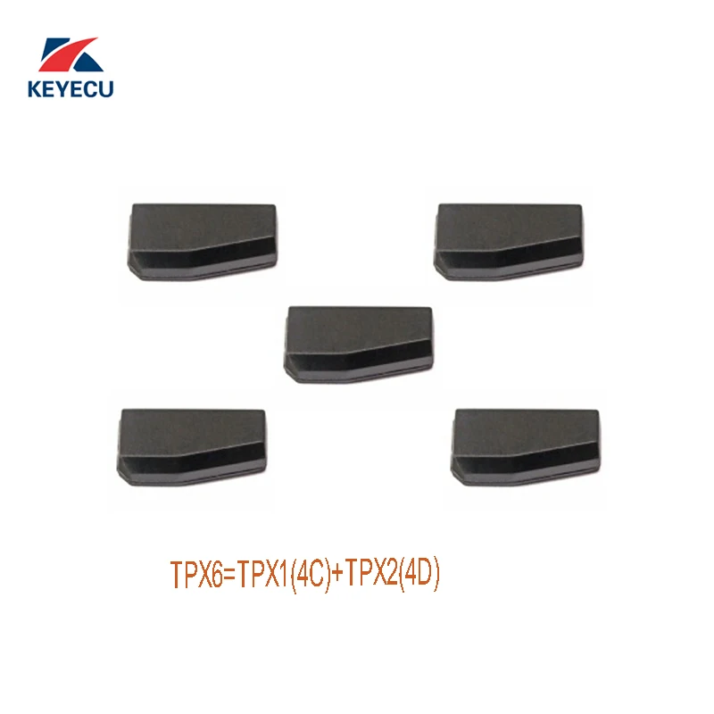 KEYECU 5 шт. JMA Carbon TPX6 повторимый клон чипа (TPX6 = TPX1(4C)+ TPX2(4D) | Автомобили и мотоциклы