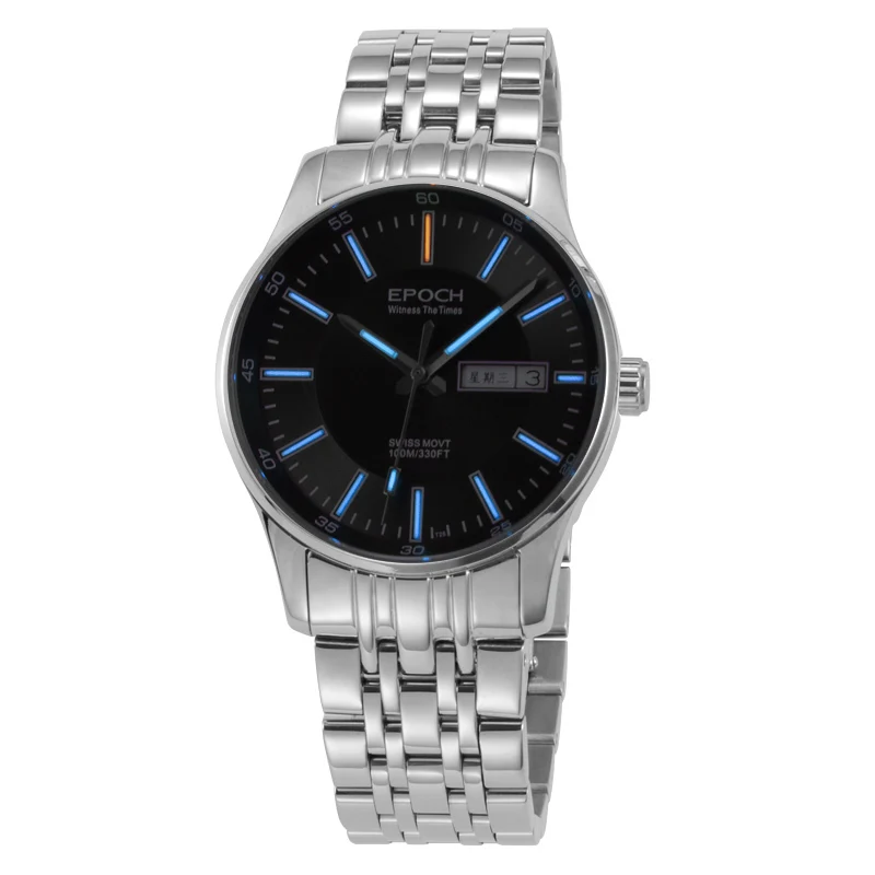 EPOCH 6021G waterproof 100m tritium gas luminous fashion business mens quartz watch
EPOCH 6021G waterproof 100m tritium gas luminous fashion business mens quartz watch