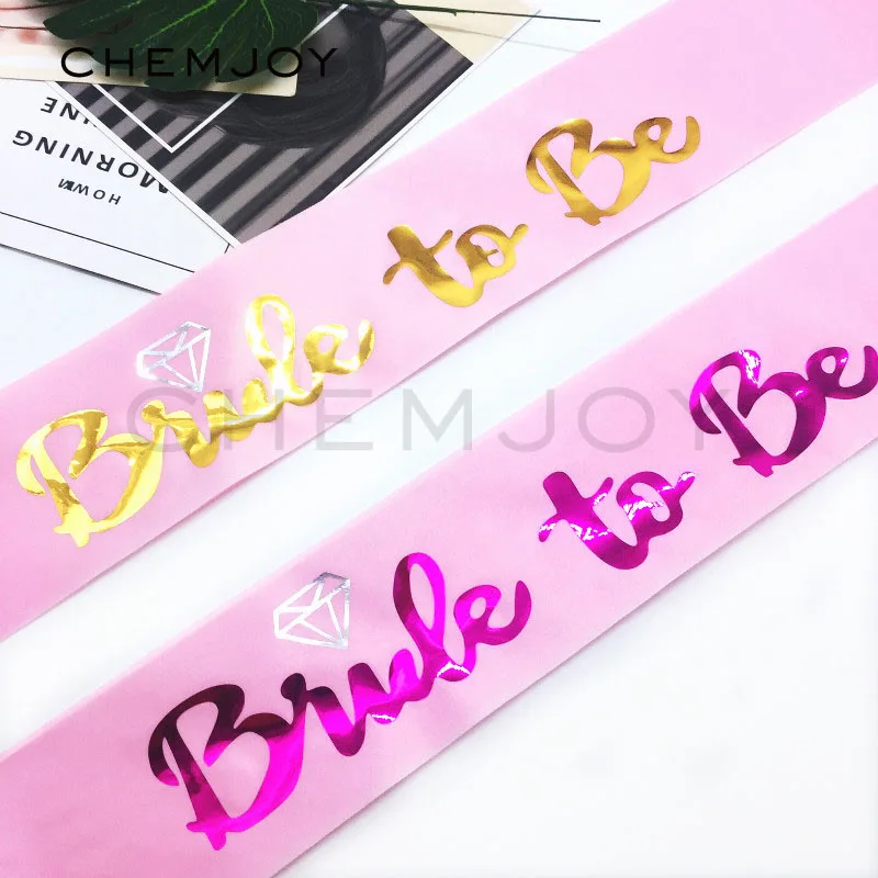 

Pink Gold Bride To Be Sash Bachelorette Sashes Hen Party Sash for Wedding Team Bride Bachelorette Party Bridal Shower Gift Decor