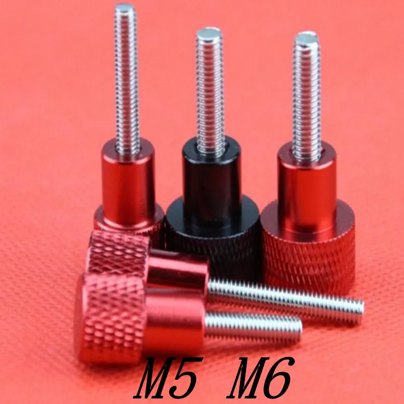 5PCS Aluminum Thumb Screw M5*12/17/20/27 Aluminum Knurled Head staniless steel thread Hand tighten Thumb Screws
5PCS Aluminum Thumb Screw M5*12/17/20/27 Aluminum Knurled Head staniless steel thread Hand tighten Thumb Screws