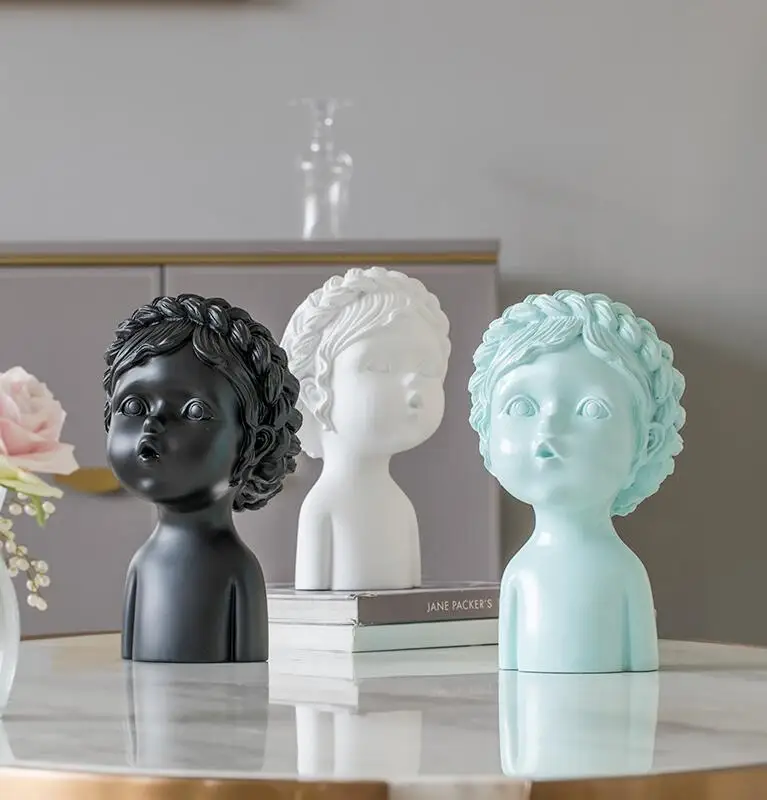 Nordic Cute Girl Resin Figurines Sculpture Craftswork Art Creative Home Living room TV Cabinet Desktop Ornaments Decoration
Nordic Cute Girl Resin Figurines Sculpture Craftswork Art Creative Home Living room TV Cabinet Desktop Ornaments Decoration