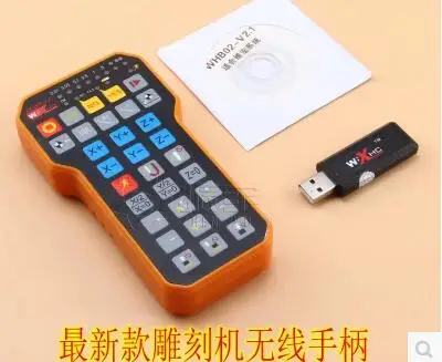 CNC Router Handwheel NC Studio USB Wireless Remote Handle 3 Axis CNC Controller for CNC Router Cutting Machine Weihong System
CNC Router Handwheel NC Studio USB Wireless Remote Handle 3 Axis CNC Controller for CNC Router Cutting Machine Weihong System