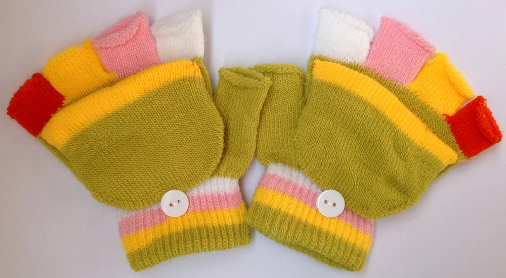 New Winter Warm Multicolor Mittens Kids Gloves Thermal Knitted Fingerless Children Gloves Boys Girls For 1~4T
New Winter Warm Multicolor Mittens Kids Gloves Thermal Knitted Fingerless Children Gloves Boys Girls For 1~4T