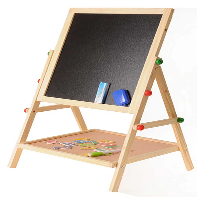 2 In 1 Wooden Message Blackboard Whiteboard Double Sided Drawing Writing Board Easel for Kids Painting Drawing Board Funny Toys
2 In 1 Wooden Message Blackboard Whiteboard Double Sided Drawing Writing Board Easel for Kids Painting Drawing Board Funny Toys