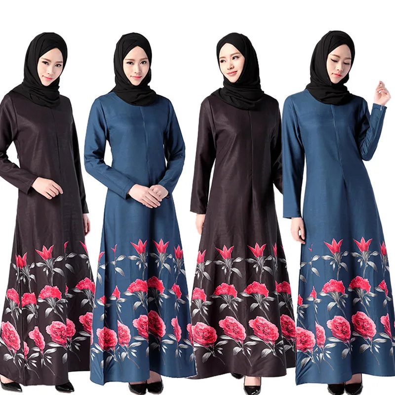 High Quality Big Size Print Floral Malaysia Muslim Abaya Robe Long Women Dress Turkish Jilbab Kaftan Clothes Islamic Abaya Dress
High Quality Big Size Print Floral Malaysia Muslim Abaya Robe Long Women Dress Turkish Jilbab Kaftan Clothes Islamic Abaya Dress