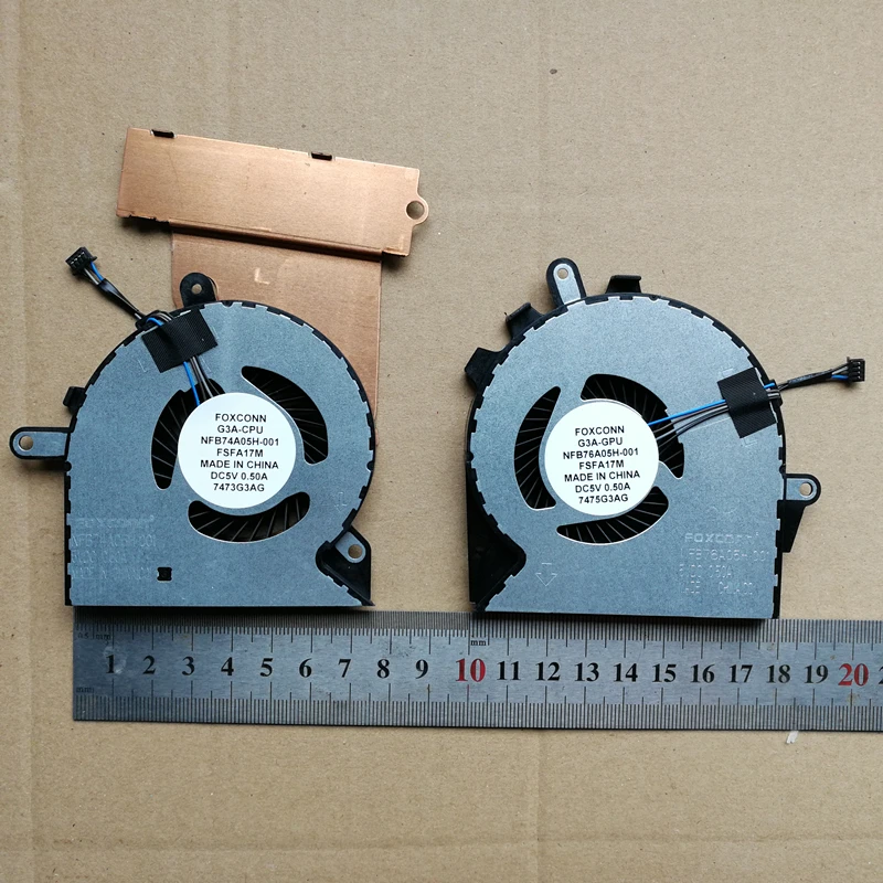 L&R New laptop cpu cooling fan for HP OMEN Omen15-CE TPN-Q194 17 3plus 17-AN G3A-CPU NFB74A05H-001 G3A-GPU NFB76A05H-001
L&R New laptop cpu cooling fan for HP OMEN Omen15-CE TPN-Q194 17 3plus 17-AN G3A-CPU NFB74A05H-001 G3A-GPU NFB76A05H-001