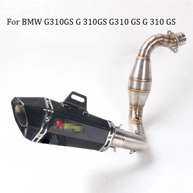 Слипоны для BMW G310GS G 310GS G310 GS глушитель мотоцикла с лазерной маркировочная