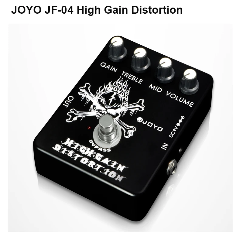 JOYO JF-04 High Gain Distortion guitar effect pedal distortion stompbox adjustable from Crunch to Metal distortion true bypass
JOYO JF-04 High Gain Distortion guitar effect pedal distortion stompbox adjustable from Crunch to Metal distortion true bypass