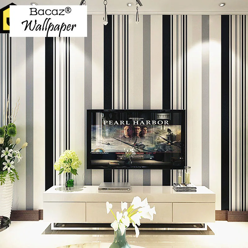 Bacaz Black and white Stripe Wallpaper Rolls 3D Papel Parede 3d wall paper Roll for TV Background Living Room 3d Wallcoverings
Bacaz Black and white Stripe Wallpaper Rolls 3D Papel Parede 3d wall paper Roll for TV Background Living Room 3d Wallcoverings