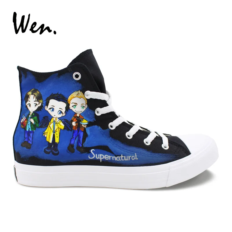 Wen Canvas Shoes Hand Painted Design Custom Supernatural Men Skateboard Sneakers High Top Graffiti Shoes Women Laced
Wen Canvas Shoes Hand Painted Design Custom Supernatural Men Skateboard Sneakers High Top Graffiti Shoes Women Laced