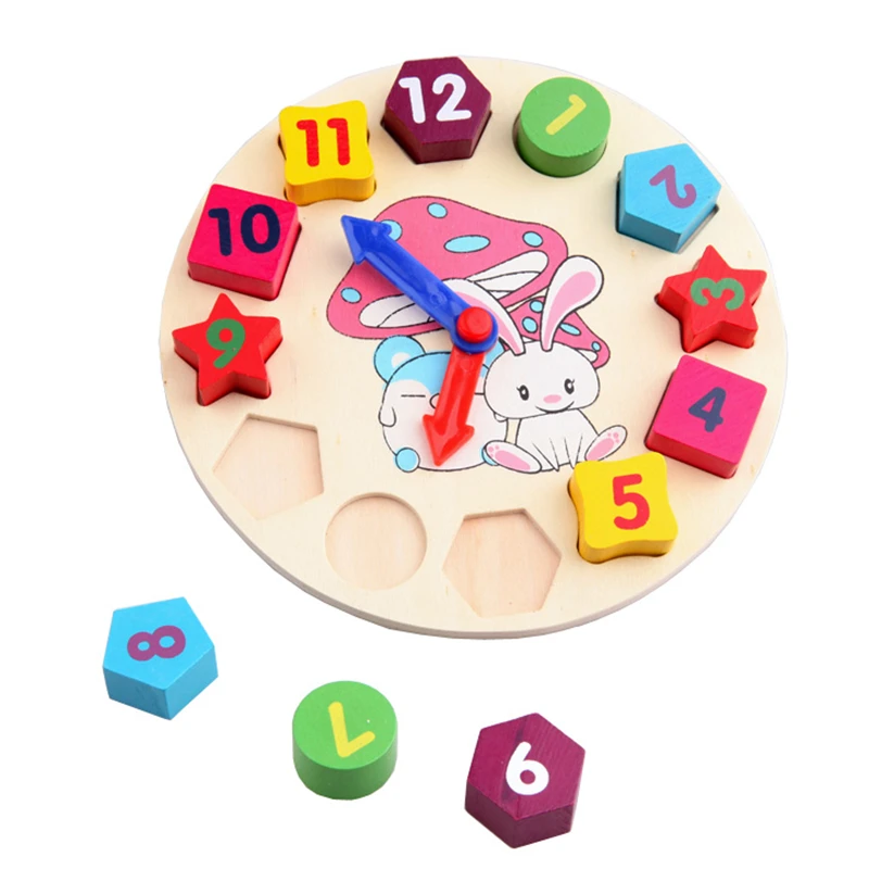 Kids Toys Wooden Rabbit Model digital Clock Puzzle Toys Montessori early Education toys for Children
Kids Toys Wooden Rabbit Model digital Clock Puzzle Toys Montessori early Education toys for Children