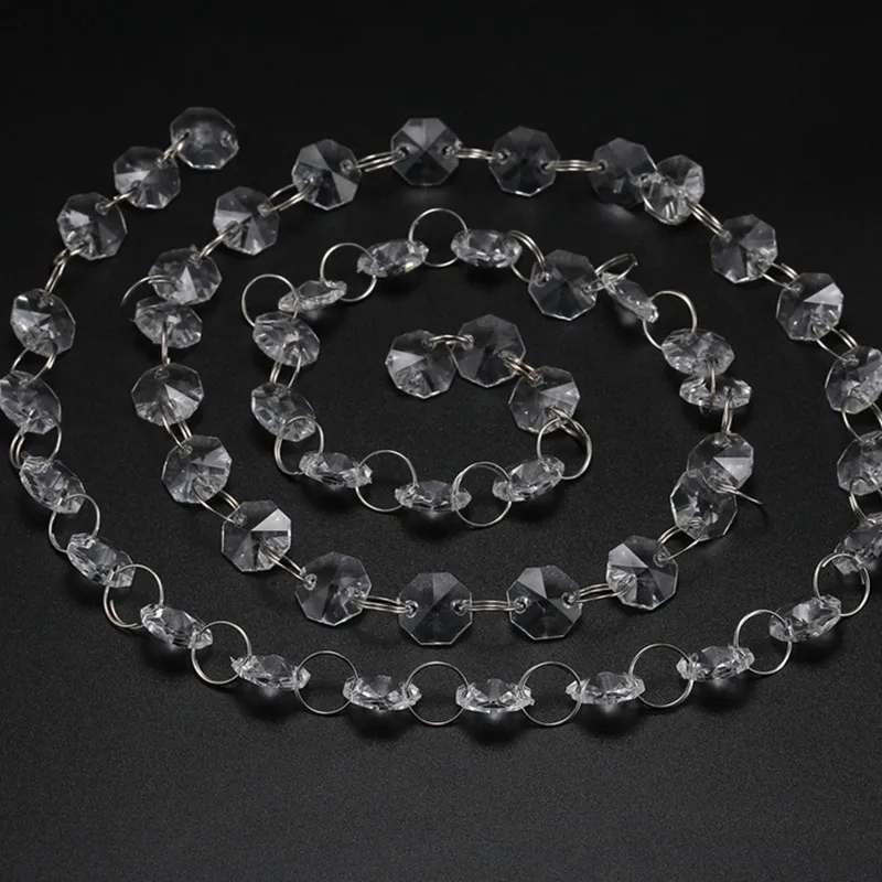 10M Acrylic Crystal Clear Bead Garland Hanging Chandelier Decor Diamond Strand Iridescent Wedding Decoration
10M Acrylic Crystal Clear Bead Garland Hanging Chandelier Decor Diamond Strand Iridescent Wedding Decoration