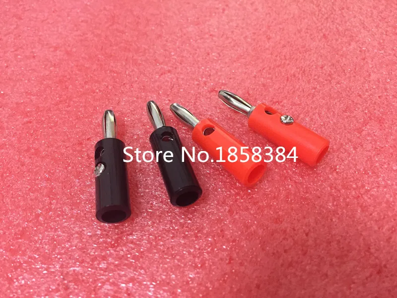 200pcs/lot 4mm Banana Plug Lantern Connector Jack Screw-type Banana Head Black and Red Color
200pcs/lot 4mm Banana Plug Lantern Connector Jack Screw-type Banana Head Black and Red Color