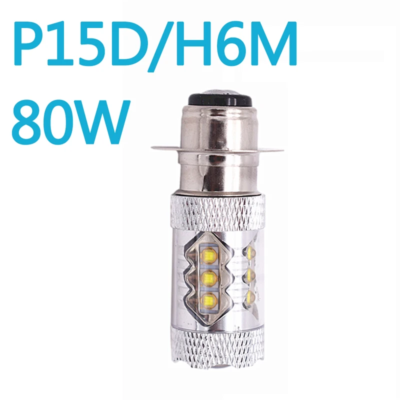 Motorcycle Headlight P15D H6M H6 80W 16SMD LED Super Bright High-power Motorbike Brake Lights Turn Signal Lamp Reversing Bulbs
Motorcycle Headlight P15D H6M H6 80W 16SMD LED Super Bright High-power Motorbike Brake Lights Turn Signal Lamp Reversing Bulbs