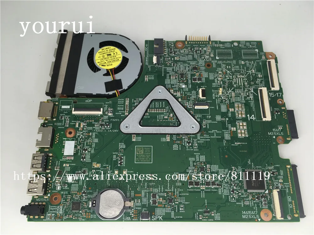 yourui CW5N0 0CW5N0 CN-0CW5N0 For Dell Inspiron 3542 3442 3443 Laptop For Motherboard 13269-1 PWB:FX3MC REV;A00 i3-5005u Tested
yourui CW5N0 0CW5N0 CN-0CW5N0 For Dell Inspiron 3542 3442 3443 Laptop For Motherboard 13269-1 PWB:FX3MC REV;A00 i3-5005u Tested