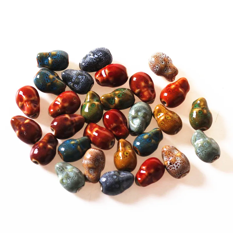 50 PCS 17mm*12mm Ceramic Bead DIY Handmade Porcelain Spacer Beads Hole Beads For Jewelry Making
50 PCS 17mm*12mm Ceramic Bead DIY Handmade Porcelain Spacer Beads Hole Beads For Jewelry Making