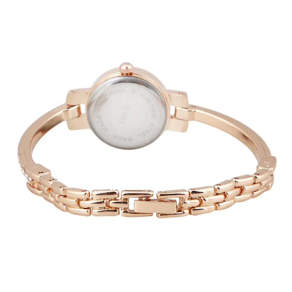 New Arrive rose gold bracelet watch women Ladies crystal dress Quartz Wristwatches Relogio Feminino G-063
New Arrive rose gold bracelet watch women Ladies crystal dress Quartz Wristwatches Relogio Feminino G-063