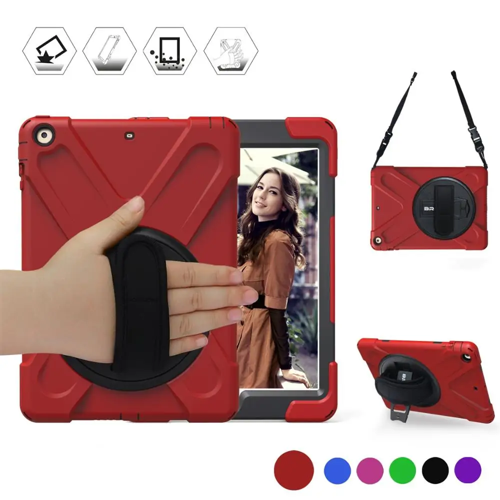 Conelz For iPad Air 2 Case iPad 6 Shockproof Case with 360 Degree Swivel Kickstand Hand Strap Shoulder Strap for iPad Air 9.7''
Conelz For iPad Air 2 Case iPad 6 Shockproof Case with 360 Degree Swivel Kickstand Hand Strap Shoulder Strap for iPad Air 9.7''