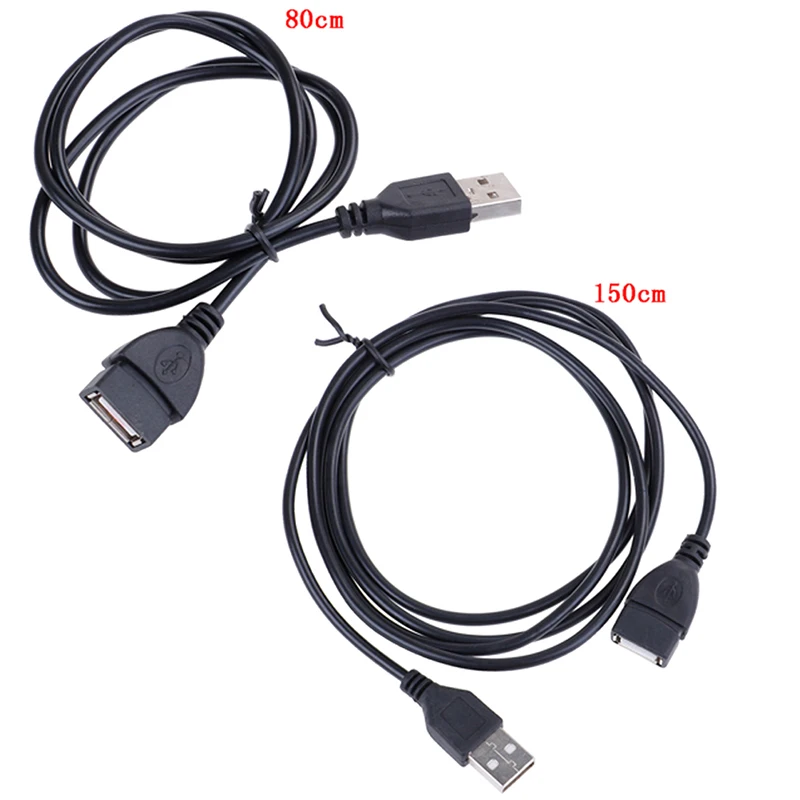 Фото 80/150 см мужской и женский кабель для синхронизации данных USB 2 0 удлинитель